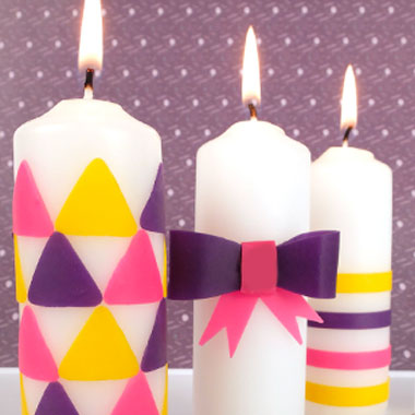 Velas decoradas