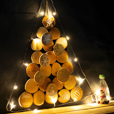 Árvore de Natal em madeira